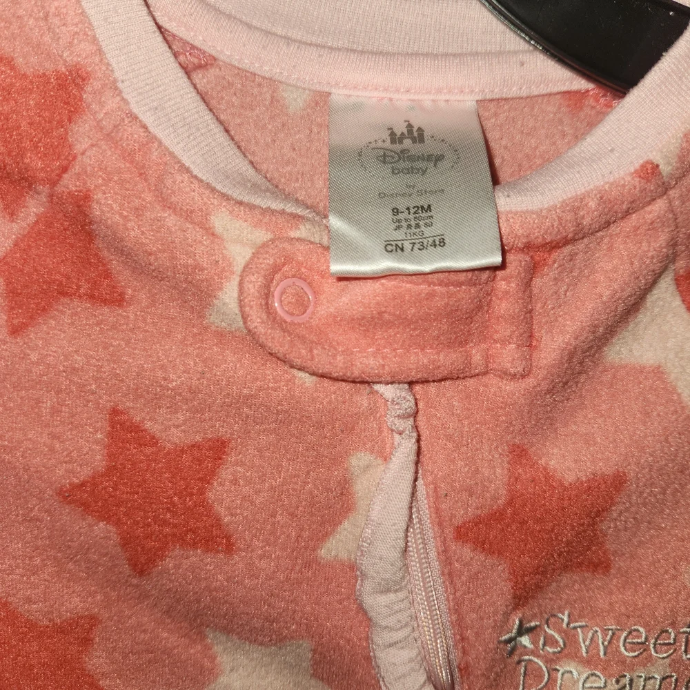 Disney Pink Starry Kids footed One Piece with Minnie Mouse